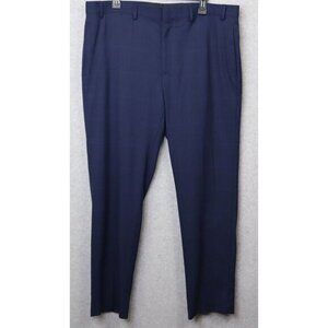 Marc New York Casselman Mens 37W‎ X 32L Dress Pants Dark Blue New